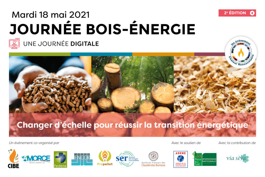 18 mai – Journée Bois Énergie 2021 : changer d’échelle pour réussir la transition énergétique (journée digitale)